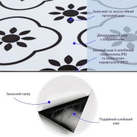 СВП-215 Самоклеюча вінілова плитка 600*600*1.5mm Глянець (D) SW-00002263