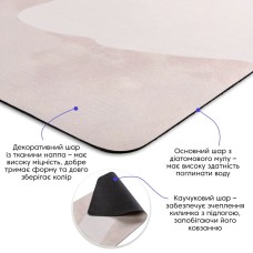 Вологопоглинаючий килимок 50*80CM*3MM (D) SW-00001886